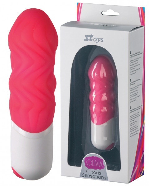 SToys Olivia Silicone-Vibrator hell-rot