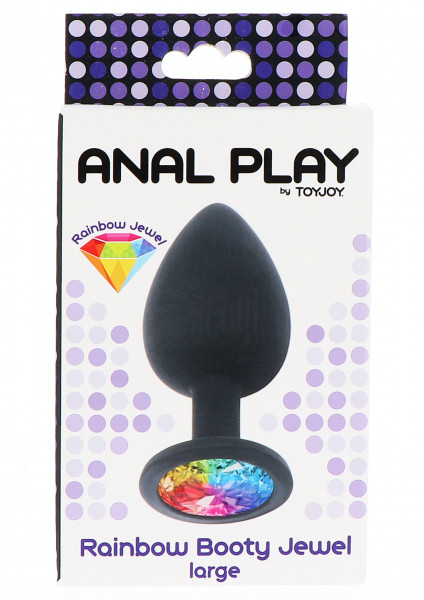 Anal Play by TOYJOY Rainbow Booty Jewel Large