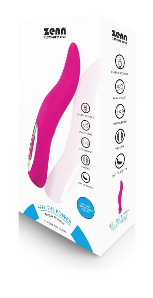 Zenn Tongue Vibrator Pink