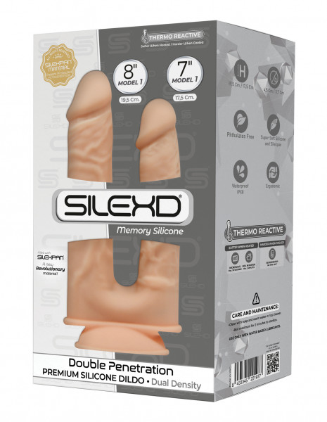 Silexd Dual Density Double Penetration Dildo