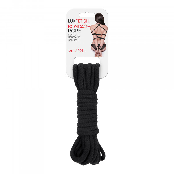 Lux Fetish Bondage Rope black