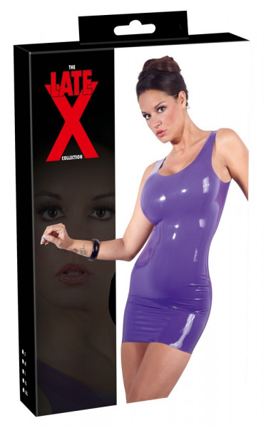 Late X Mini-Kleid Latex Lila