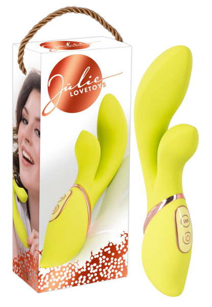 JÜLIE Zweimotoriger Klitreizer-Vibrator