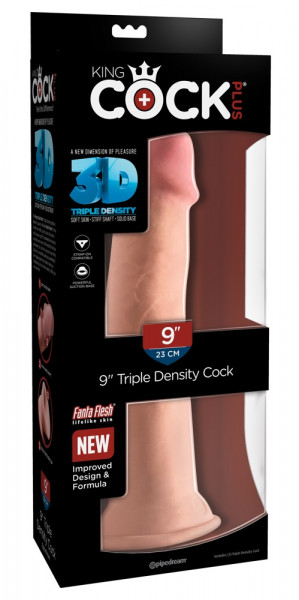 King Cock 9&quot; Triple Density Cock