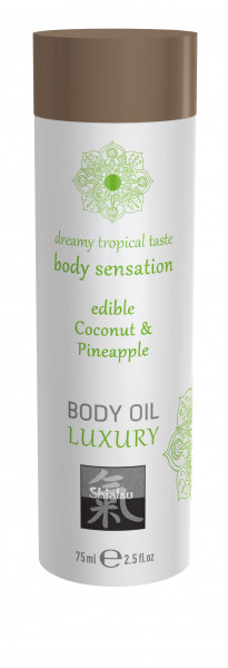 SHIATSU Edible body oil Coconut &amp; Pineapple 75ml