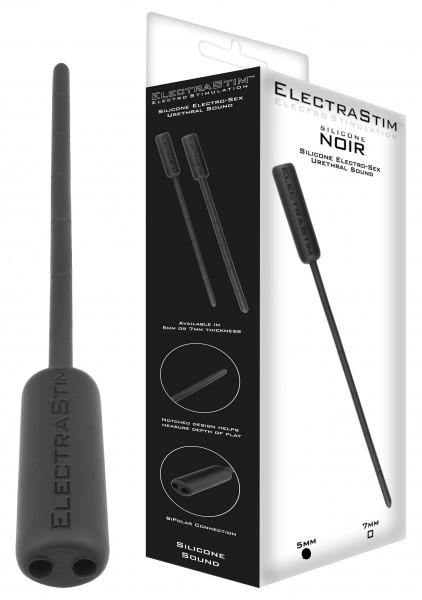 ElectraStim Silicone Noir Flexible Electro-Sound 5mm