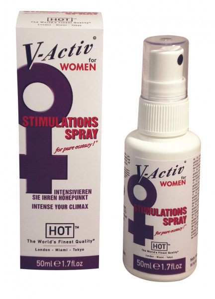 HOT V-Activ Stimulat.-Spray Women 50ml