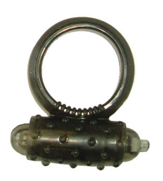 Seven Creations Silicone Soft Cock-Ring schwarz m. Vibr.