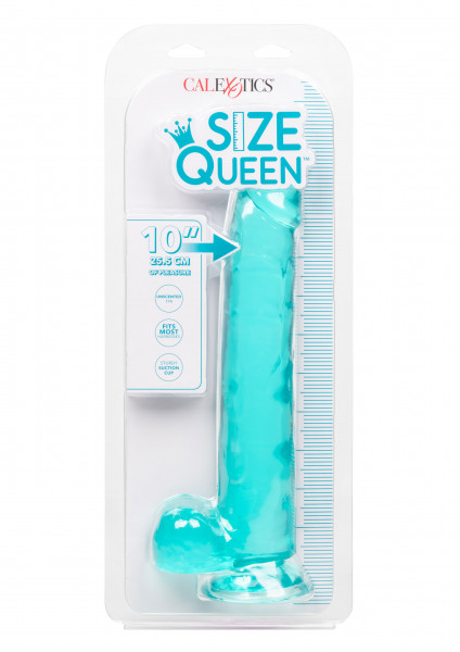 California Exotics Queen Size Dong 10 Inch blue