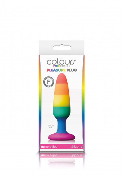 Colours by NS Novelties Pleasure Plug Rainbow Small