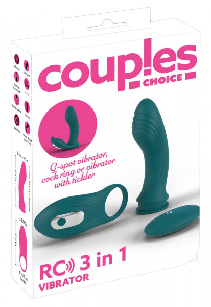Couples RC 3 in 1 Vibrator