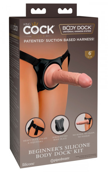 King Cock Beginner&#039;s Silicone Body Dock Kit