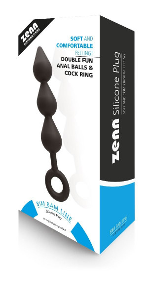 Zenn Silicone Anal Beads Plug