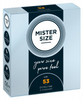 MISTER SIZE 53mm Condoms 3pcs MISTER SIZE 53mm Condoms 3pcs
