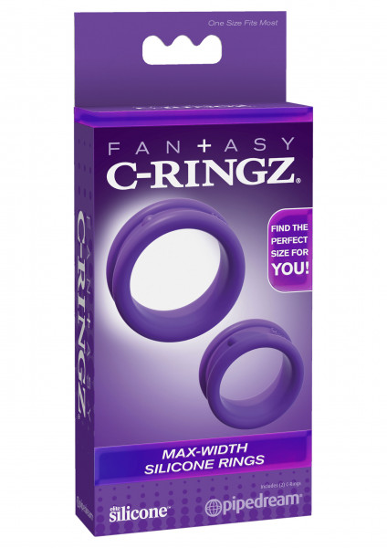 Fantasy C-Ringz Max Width Silicone Rings