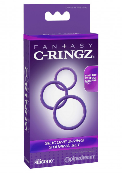 Fantasy C-Ringz Silicone 3 Piece Stamina Set