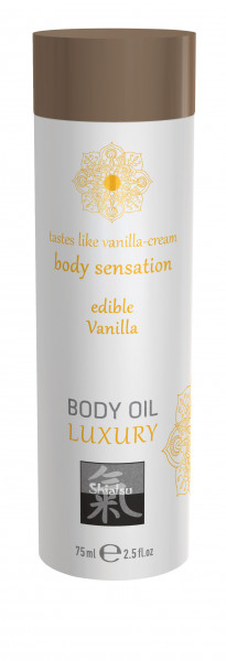 SHIATSU Edible body oil - Vanilla 75ml