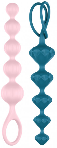 SATISFYER Beads Set turquoise pink