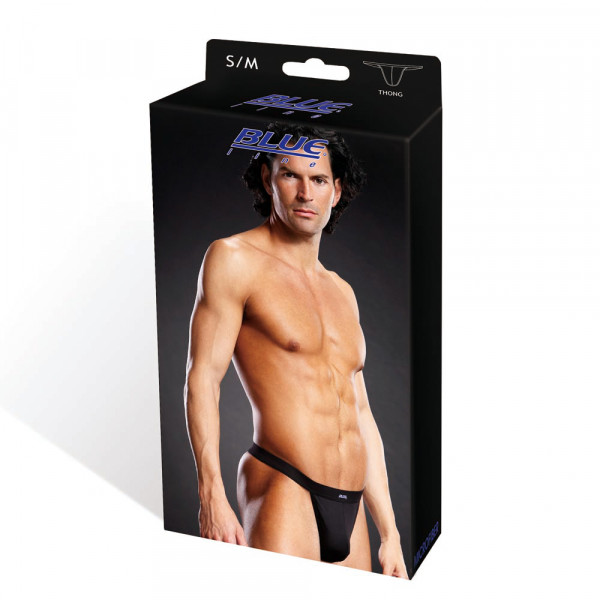 BLUE LINE Performance Microfiber Thong blk S/M