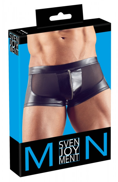 Svenjoyment Pants im Wetlook &amp; Powernet