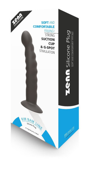 Zenn Silicone Dildo G-Spot black