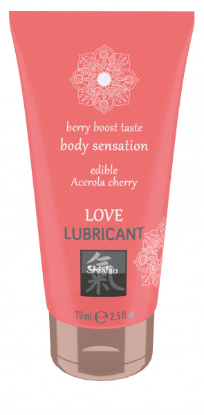 SHIATSU Edible Love lubricant - Acerola Cherry 75ml