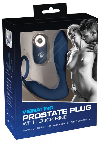 You2Toys Vibrating Prostate Plug with cockring