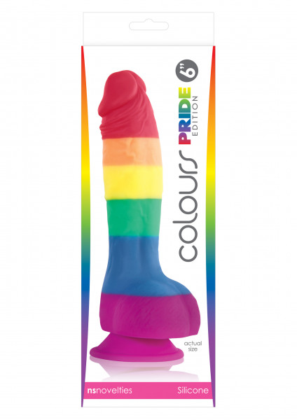 Colours by NS Novelties Pride Edition 6 Inch Dildo