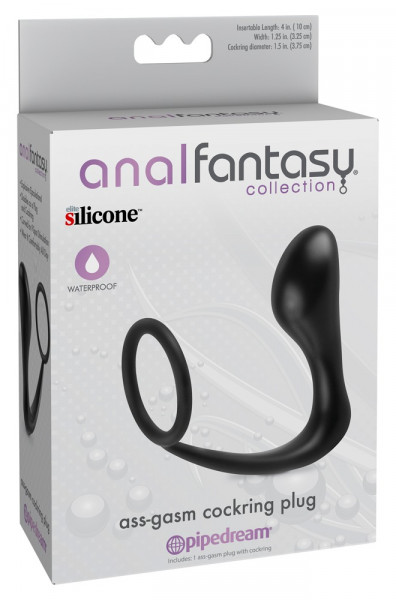 analfantasy ass-gasm cockring plug