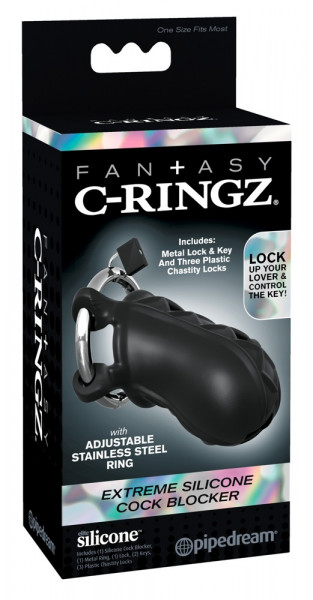 Fantasy C-Ringz Extreme Silicone Cock Blocker