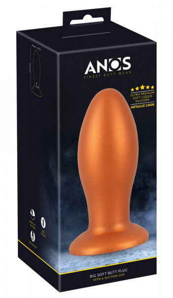 Anos Soft Butt Plug with suction cup