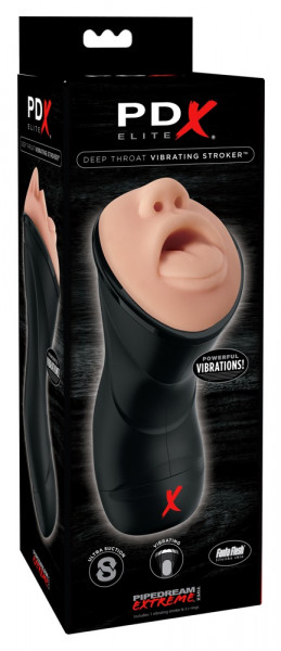 Pipedream Extreme Toyz Deep Throat Vibrating Stroker