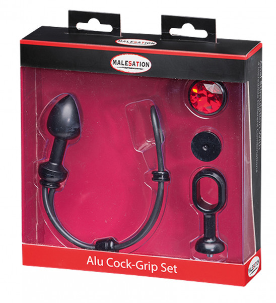 MALESATION Alu-Cock-Grip Set klein, schwarz