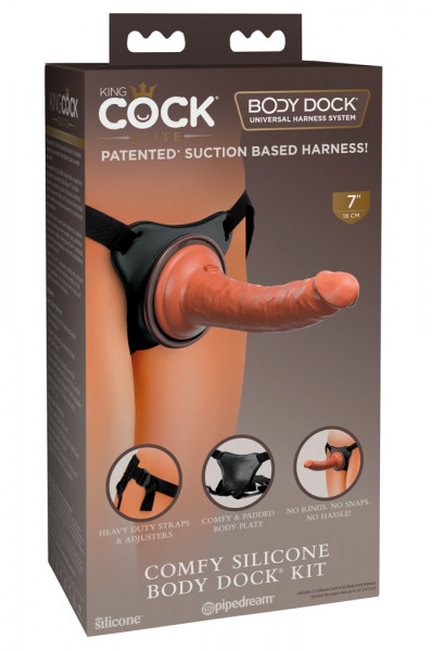 King Cock Comfy Silicone Body Dock Kit