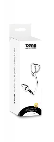 Zenn Rosebud Butt Plug with Cockring 50 mm