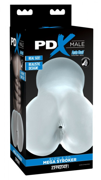PDX Male Mega Stroker transparent