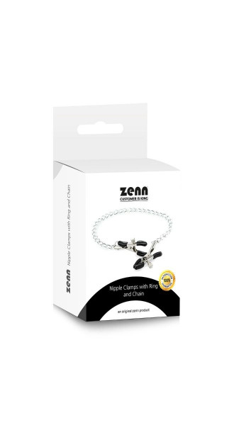 Zenn Nipple Clamps with Ring and Chain