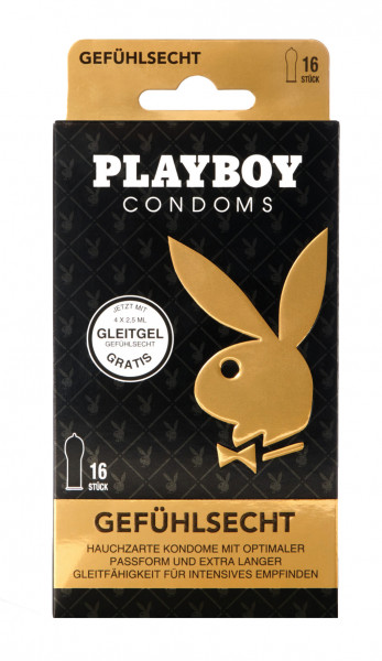 PLAYBOY Condoms Gefühlsecht 16er
