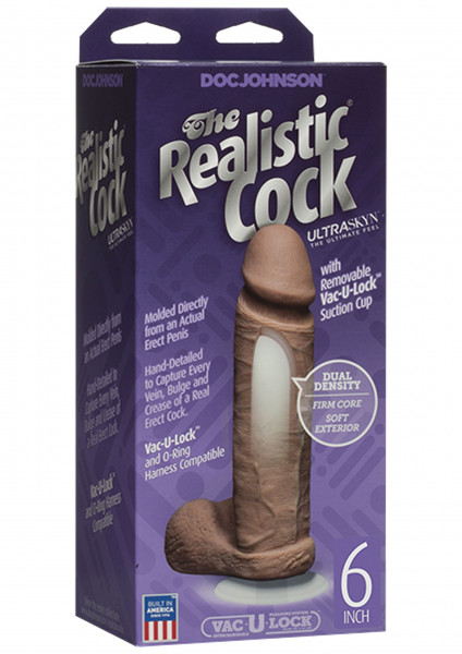 DOC JOHNSON Realistic Cock 6 inch braun