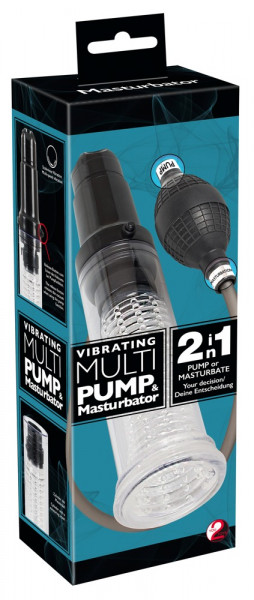 You2Toys Vibrating Multi Pump &amp; Masturbator