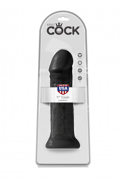 King Cock 11&quot; Cock schwarz