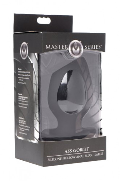 MASTER SERIES Ass Goblet Hollow Anal Plug large