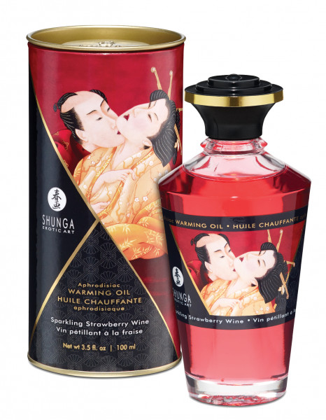 SHUNGA Aphrodisiac Warming Oil Sekt/Erdbeere 100ml