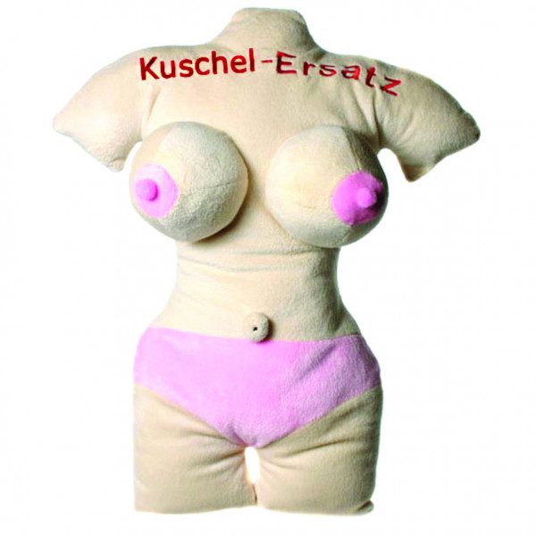 Kissen Frauentorso 'Kuschel-Ersatz' Plüsch 45cm
