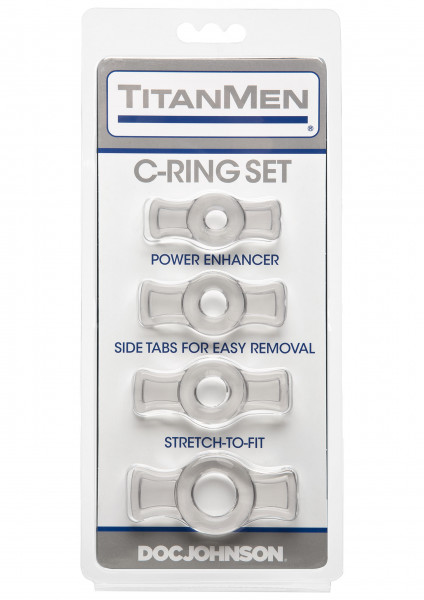 TITANMEN Cock Ring Set clear