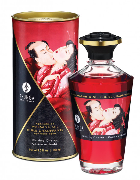 SHUNGA Aphrodisiac Warming Oil Cherry 100ml