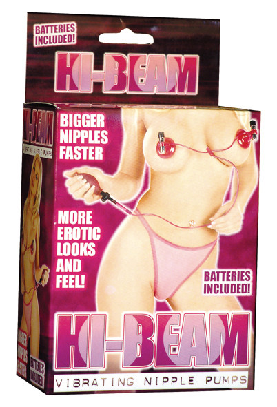 Seven Creations Hi-Beam Vibrating Nipple Pumps lila