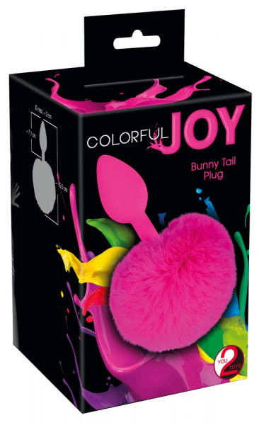 You2Toys Colorful Joy Bunny Tail Plug