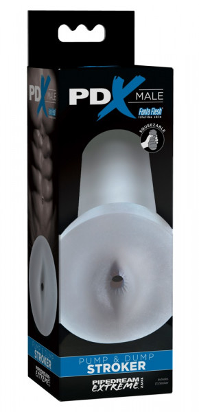 PDX Male Pump &amp; Dump Stroker transparent