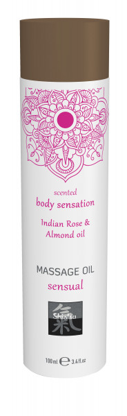 SHIATSU Massage oil sensual - Indian Rose &amp; Almond oil 100ml